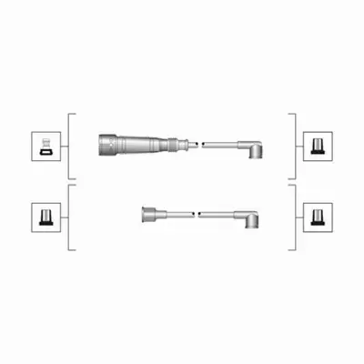 MAGNETI MARELLI PRZEWODY ZAPŁONOWE 941319170003 