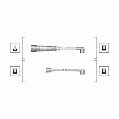 MAGNETI MARELLI PRZEWODY ZAPŁONOWE 941319170004 