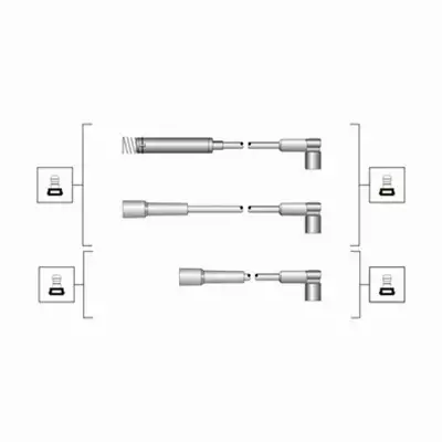 MAGNETI MARELLI PRZEWODY ZAPŁONOWE 941319170020 