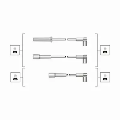 MAGNETI MARELLI PRZEWODY ZAPŁONOWE 941319170021 