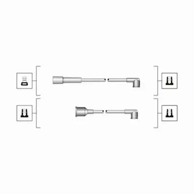 MAGNETI MARELLI PRZEWODY ZAP FSO POLONEZ 1.5 1.6 