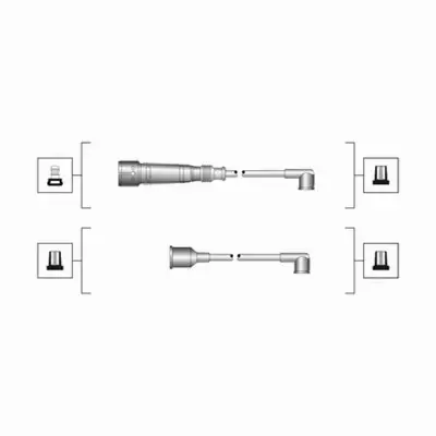 MAGNETI MARELLI PRZEWODY ZAPŁONOWE 941319170023 