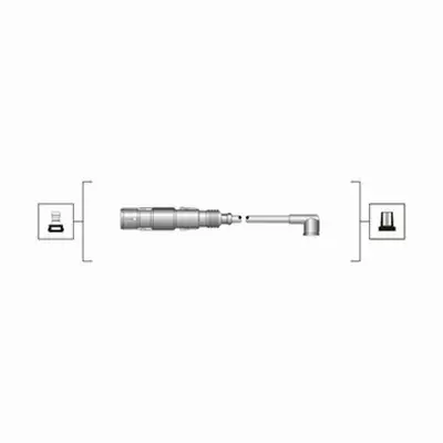 MAGNETI MARELLI PRZEWODY ZAP AUDI A3 8L A4 B5 1.6 