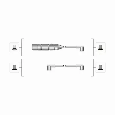 MAGNETI MARELLI PRZEWODY ZAPŁONOWE 941319170071 