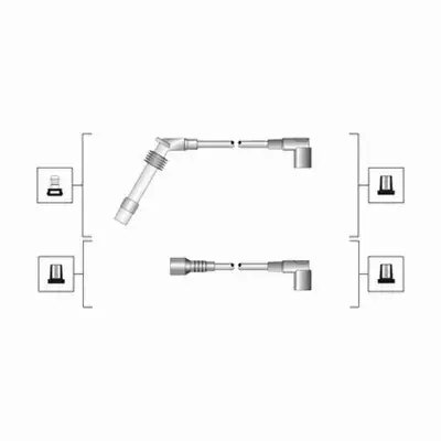 MAGNETI MARELLI PRZEWODY ZAPŁONOWE 941319170102 