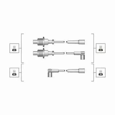 MAGNETI MARELLI PRZEWODY ZAPŁONOWE 941319170118 