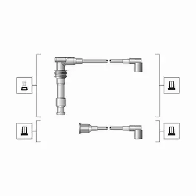 MAGNETI MARELLI PRZEWODY ZAPŁONOWE 941319170123 