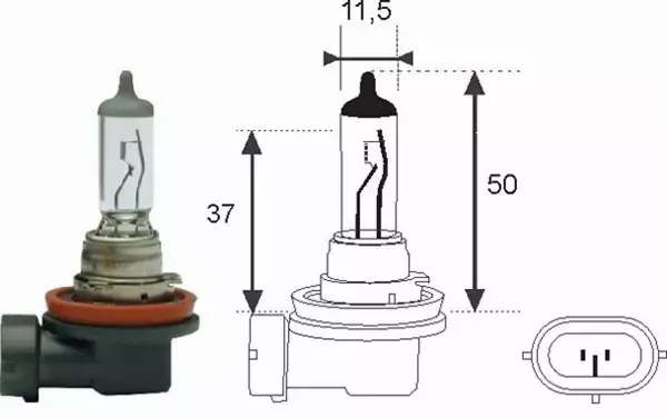 MAGNETI MARELLI STANDARD H8 12V 35W PGJ19-1 