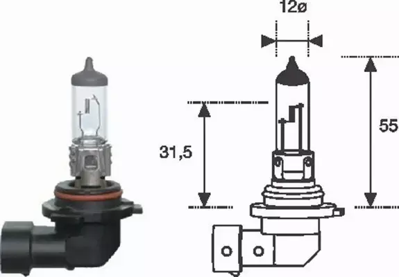 MAGNETI MARELLI STANDARD HB4 12V 51W P22D 