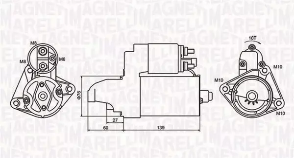 MAGNETI MARELLI ROZRUSZNIK 063721050010 