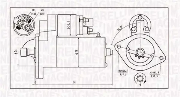 MAGNETI MARELLI ROZRUSZNIK 063721135010 