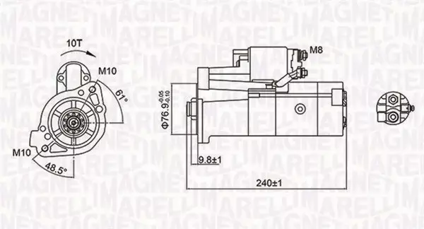 MAGNETI MARELLI ROZRUSZNIK 063721221010 