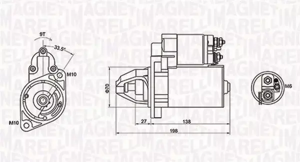 MAGNETI MARELLI ROZRUSZNIK 063721283010 