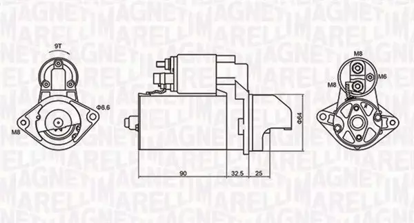 MAGNETI MARELLI ROZRUSZNIK 063721334010 