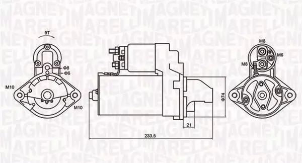 MAGNETI MARELLI ROZRUSZNIK 063721406010 