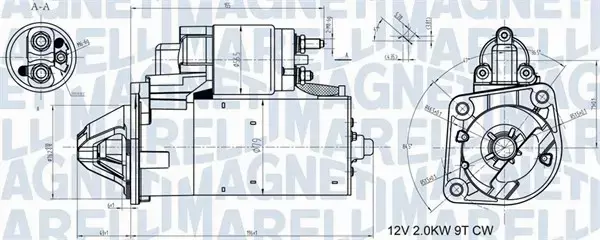 MAGNETI MARELLI ROZRUSZNIK 063721408010 