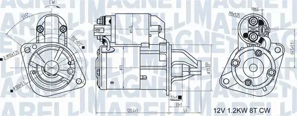 MAGNETI MARELLI ROZRUSZNIK 063721465010 