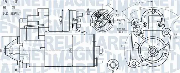 MAGNETI MARELLI ROZRUSZNIK 063720784010 