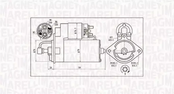 MAGNETI MARELLI ROZRUSZNIK BMW 063720984010 