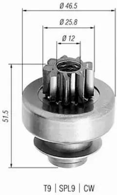 MAGNETI MARELLI BENDIX ROZRUSZNIKA 940113020240 