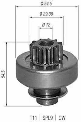 MAGNETI MARELLI BENDIX ROZRUSZNIKA 940113020347 