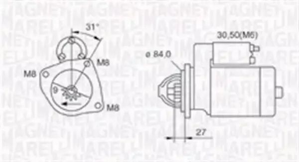 MAGNETI MARELLI ROZRUSZNIK 063721203010 