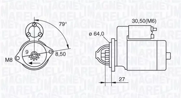 MAGNETI MARELLI ROZRUSZNIK 063280045010 