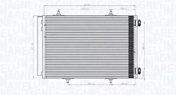 MAGNETI MARELLI CHŁODNICA KLIMATYZACJI 350203822000 