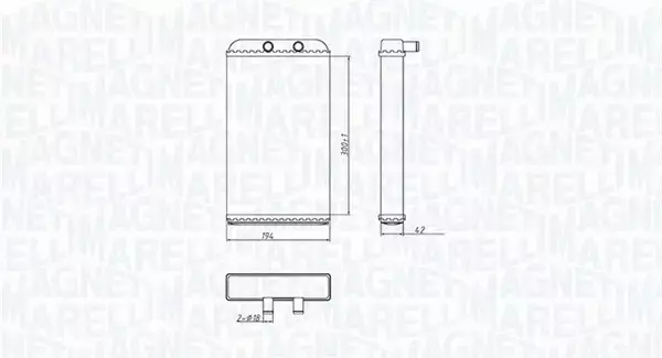MAGNETI MARELLI NAGRZEWNICA 350218402000 