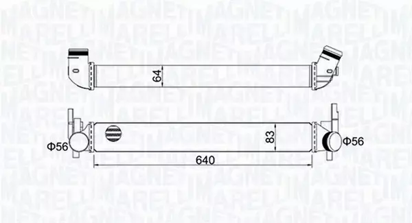 MAGNETI MARELLI INTERCOOLER 351319204410 