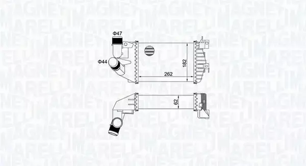 MAGNETI MARELLI CHŁODNICA INTERCOOLER 351319205080 