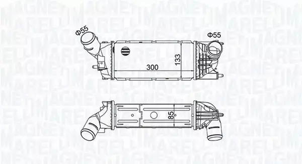 MAGNETI MARELLI INTERCOOLER 351319205120 