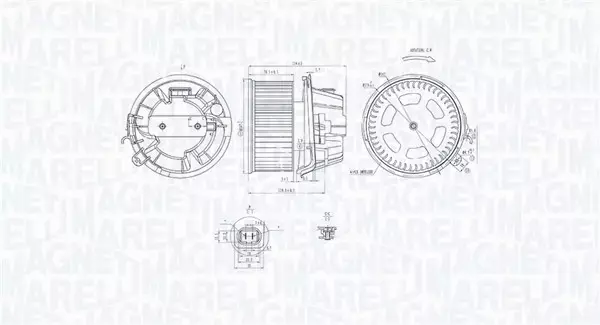 MAGNETI MARELLI SILNIK DMUCHAWY 069412240010 