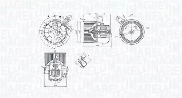 MAGNETI MARELLI SILNIK DMUCHAWY 069412247010 