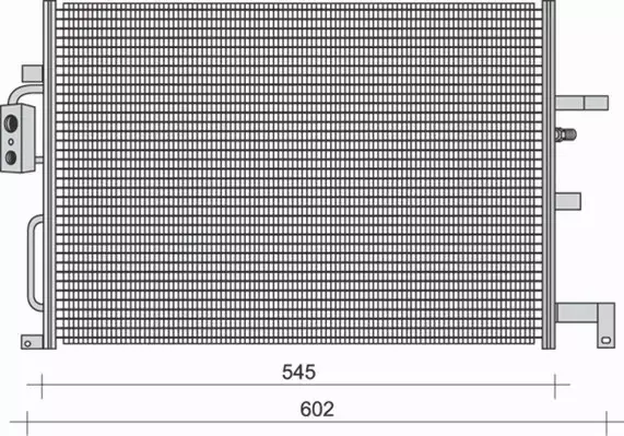 MAGNETI MARELLI CHŁODNICA KLIMATYZACJI 350203270000 