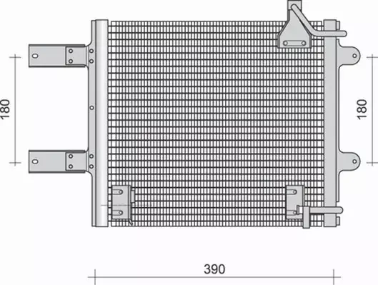 MAGNETI MARELLI CHŁODNICA KLIMATYZACJI 350203290000 