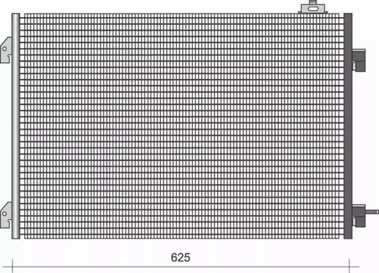 MAGNETI MARELLI CHŁODNICA KLIMATYZACJI 350203341000 