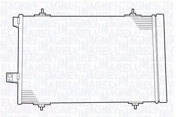 MAGNETI MARELLI CHŁODNICA KLIMATYZACJI 350203638000 