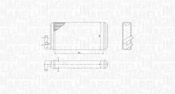 MAGNETI MARELLI NAGRZEWNICA 350218403000 