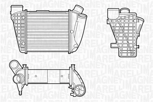 MAGNETI MARELLI INTERCOOLER 351319201180 