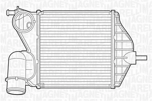 MAGNETI MARELLI INTERCOOLER 351319201450 