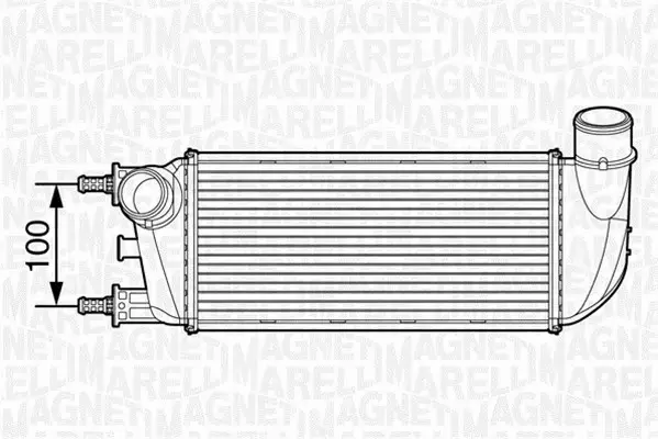 MAGNETI MARELLI INTERCOOLER 351319201490 