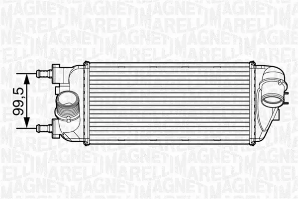 MAGNETI MARELLI INTERCOOLER 351319201500 