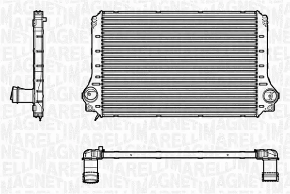 MAGNETI MARELLI INTERCOOLER 351319201670 