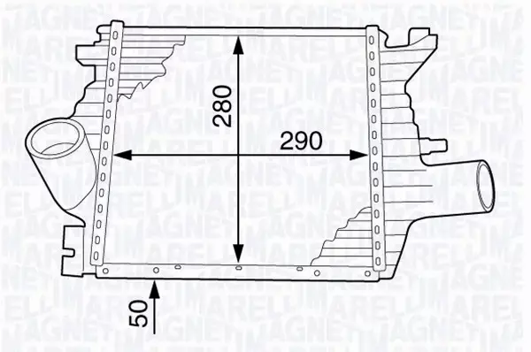 MAGNETI MARELLI INTERCOOLER 351319201980 