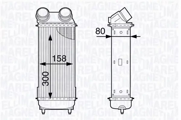 MAGNETI MARELLI INTERCOOLER 351319202070 