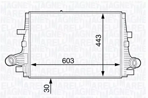 MAGNETI MARELLI INTERCOOLER 351319202100 