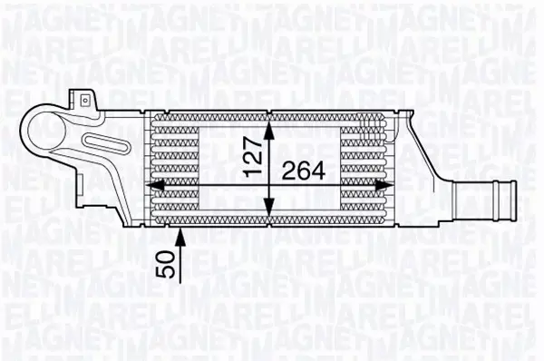 MAGNETI MARELLI INTERCOOLER 351319202130 