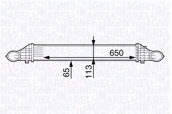 MAGNETI MARELLI INTERCOOLER 351319202140 