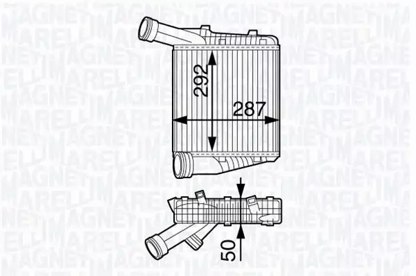 MAGNETI MARELLI INTERCOOLER 351319202230 